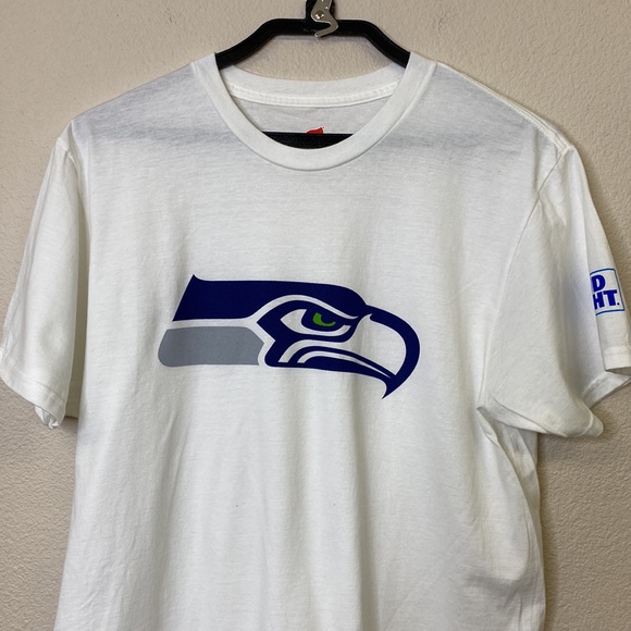 Seattle Seahawks Bud Light Tee Shirt Men's Size Medium - Picture 2 of 6